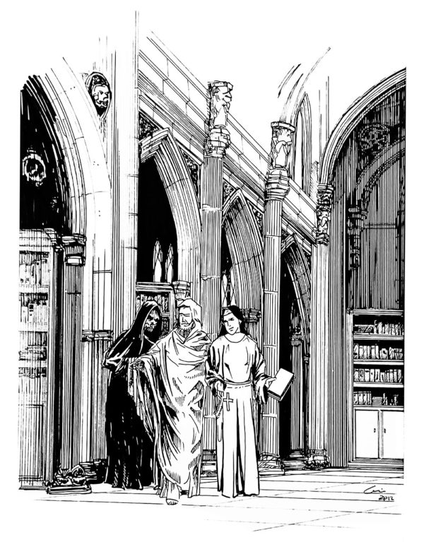 Guardião da Meia Noite - Cena Biblioteca